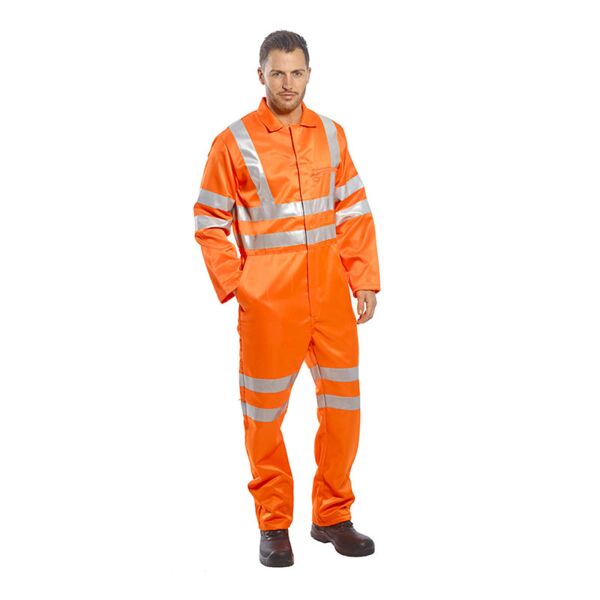 Hi-Vis Poly-cotton Coverall RIS Thumbnail